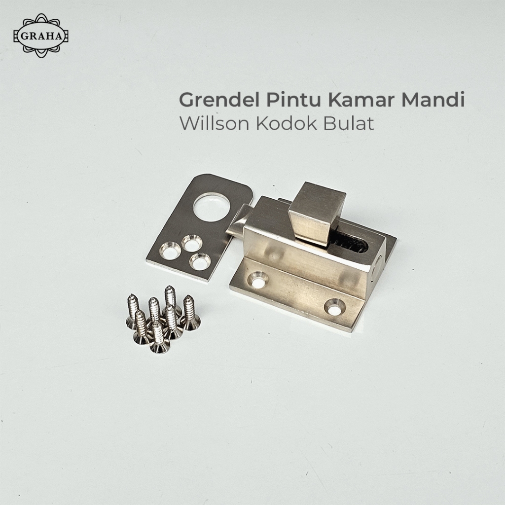 Grendel Pintu Kamar Mandi | Willson Kodok Bulat