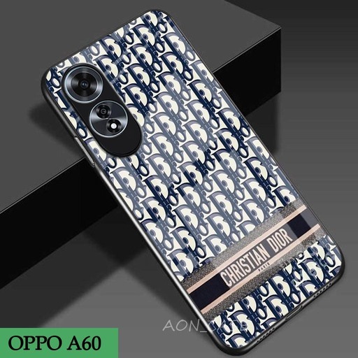 Case Glossy Untuk Oppo A60 NEW 2024 - Softcase Glass Kaca OPPO A60 - Casing Handphone - A63