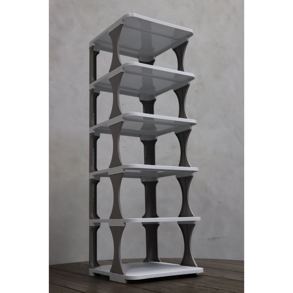 RAK SEPATU ASVITA PLASTIK SUSUN 6 MEMPERBAGUS TAMPILAN RUMAH DAN MEMPERAPIH SUDUT RUANGAN