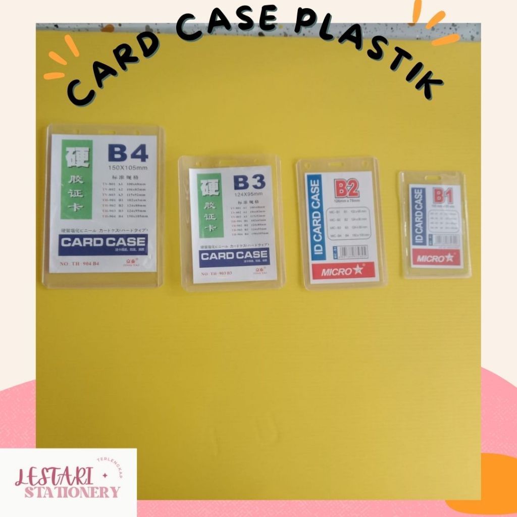 

Id case Card | Tempat Kartu Panitia | Case Card Plastik Lestari Stationery
