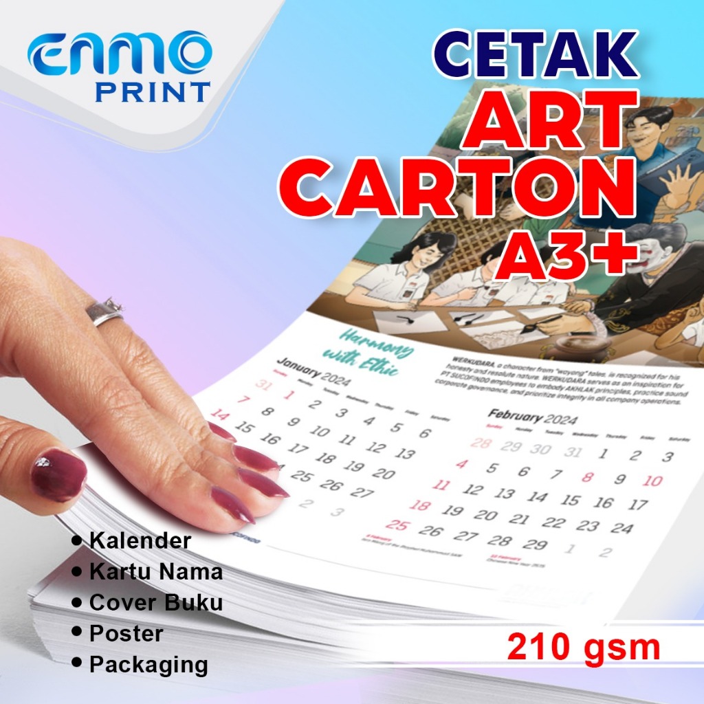 

CETAK PRINT ART CARTON A3+ 210 - 230 GSM FULL COLOUR MURAH | LAMINATING DOFF & GLOSSY ART CARTON TANPA MINIMAL ORDER 1SISI/2SISI | ART CARTON 210-230GSM