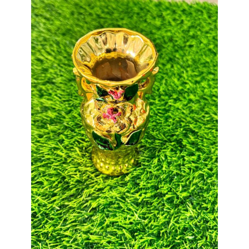 Vas Bunga keramik gold