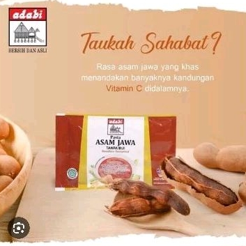

Adabi Asem jawa sachet new 40 gram | adabi asam jawa sachet 40 gram