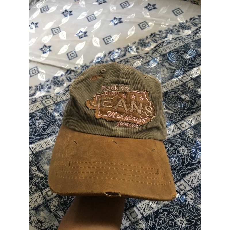 topi vintage Corduroy