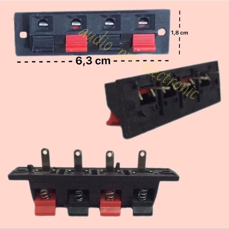 TERMINAL SPEAKER 4PIN TIPIS