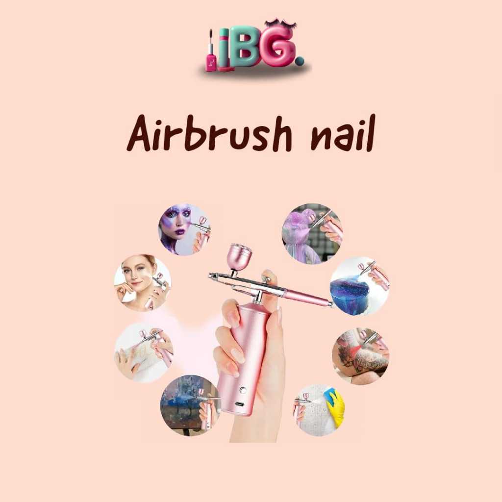 Nail Airbrush /Airbrush Makeup / Airbrush Nail Art / Airbrush Portable /Airbrush Mini Compressor