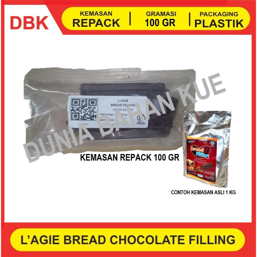 

LAGIE STICK CHOCOLATE FILLING REPACK 100 GR / ISIAN ROTI /ISIAN COKLAT