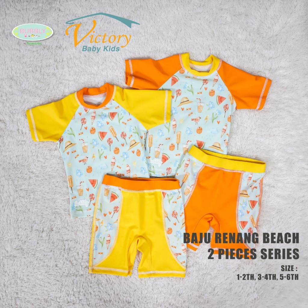 Tomomi Baju Renang Anak Motif Seaworld Series & Fruit