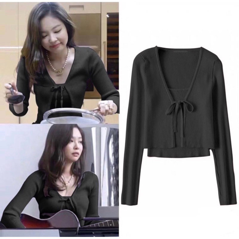 Set Nesvia Jennie Rib One Set Wanita