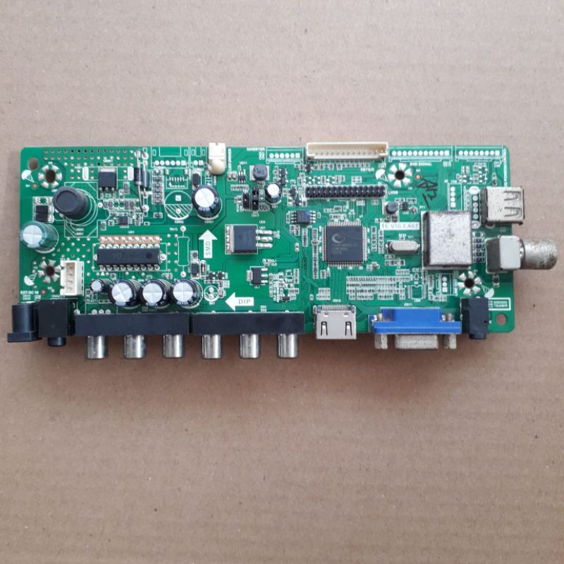 mb mobo mainboard mesin tv AKARI LE-20K88ID original copotan