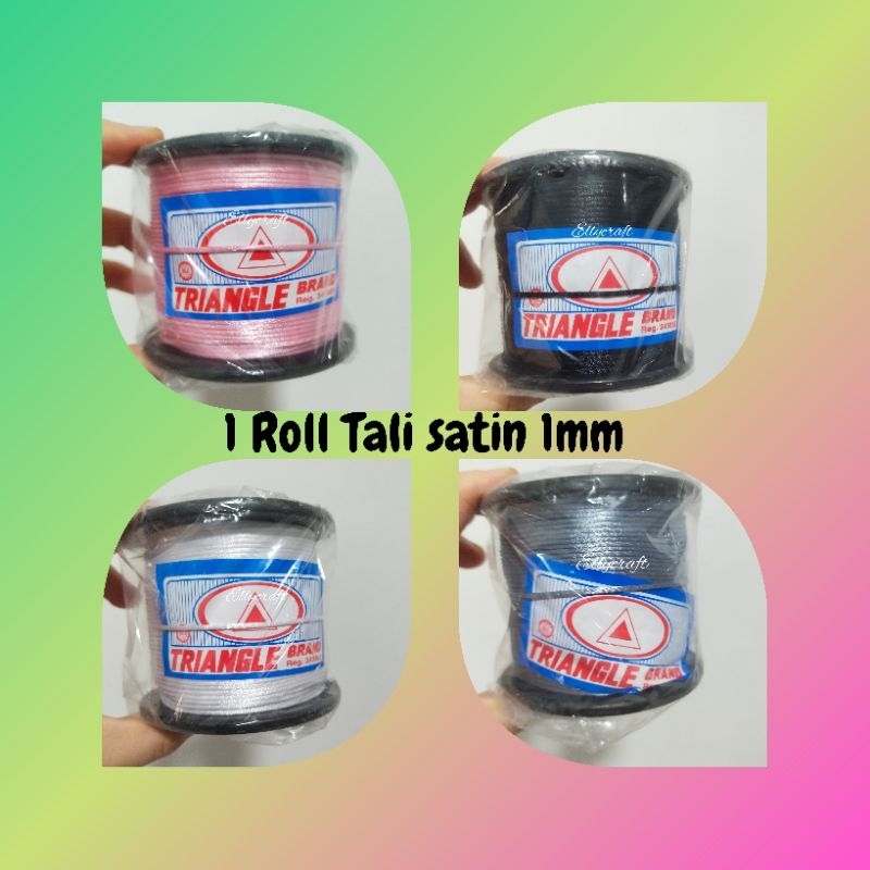 1Roll (80Meter) Tali Satin 1mm