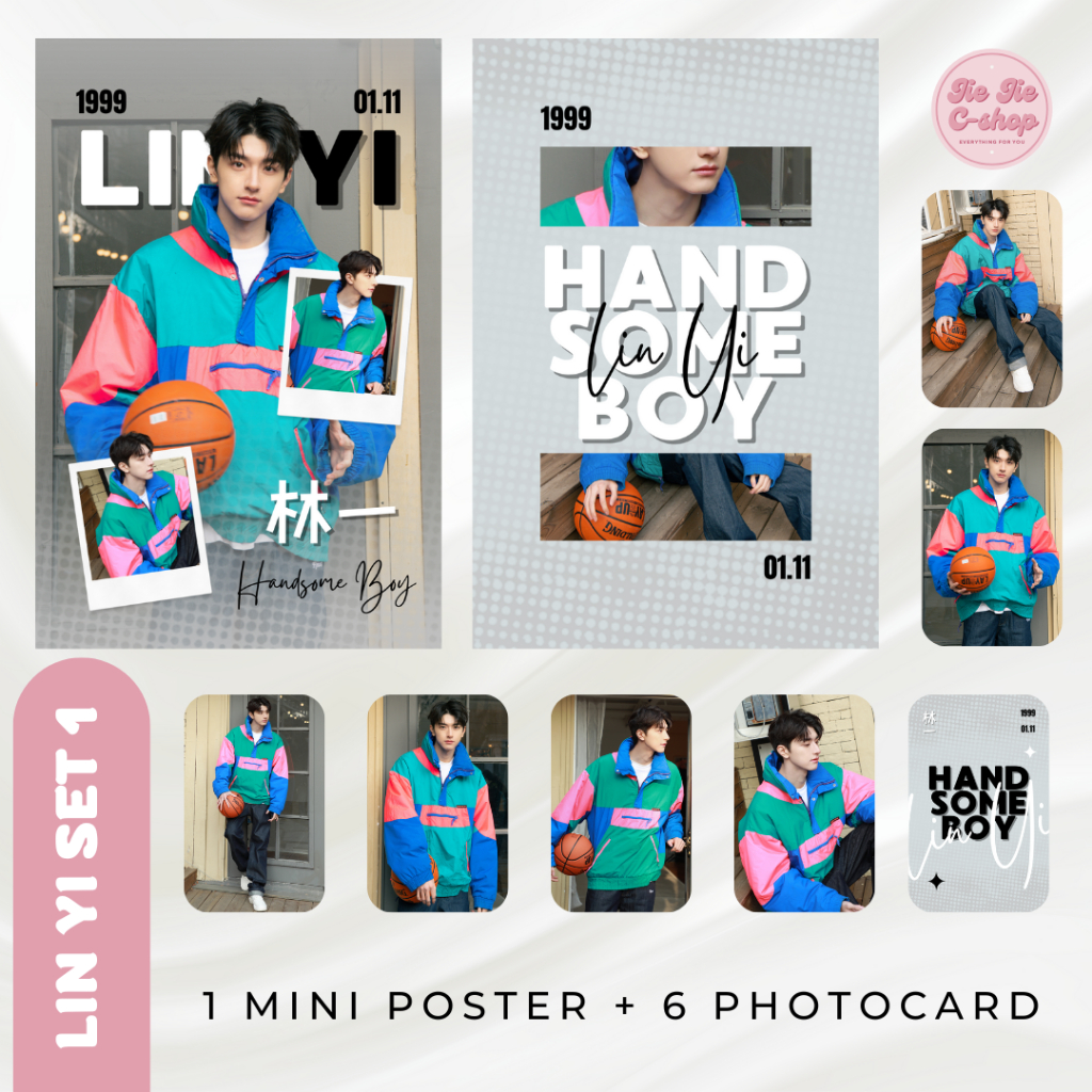 Set Lin Yi 1 Photocard dan Mini Poster