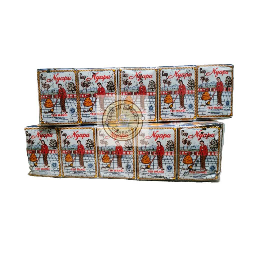 

Teh tubruk tjap nyapu khas solo 1 slop (isi 10pcs @40gram)