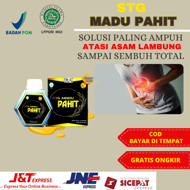 STG MADU PAHIT OBAT ASAM LAMBUNG - PROPOLIS MADU HITAM PAHIT MADU MURNI