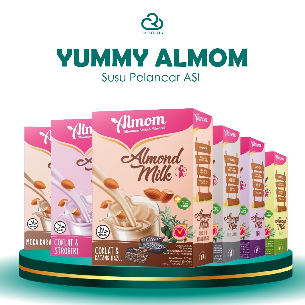 ALMOM Susu Almond Milk Pelancar ASI