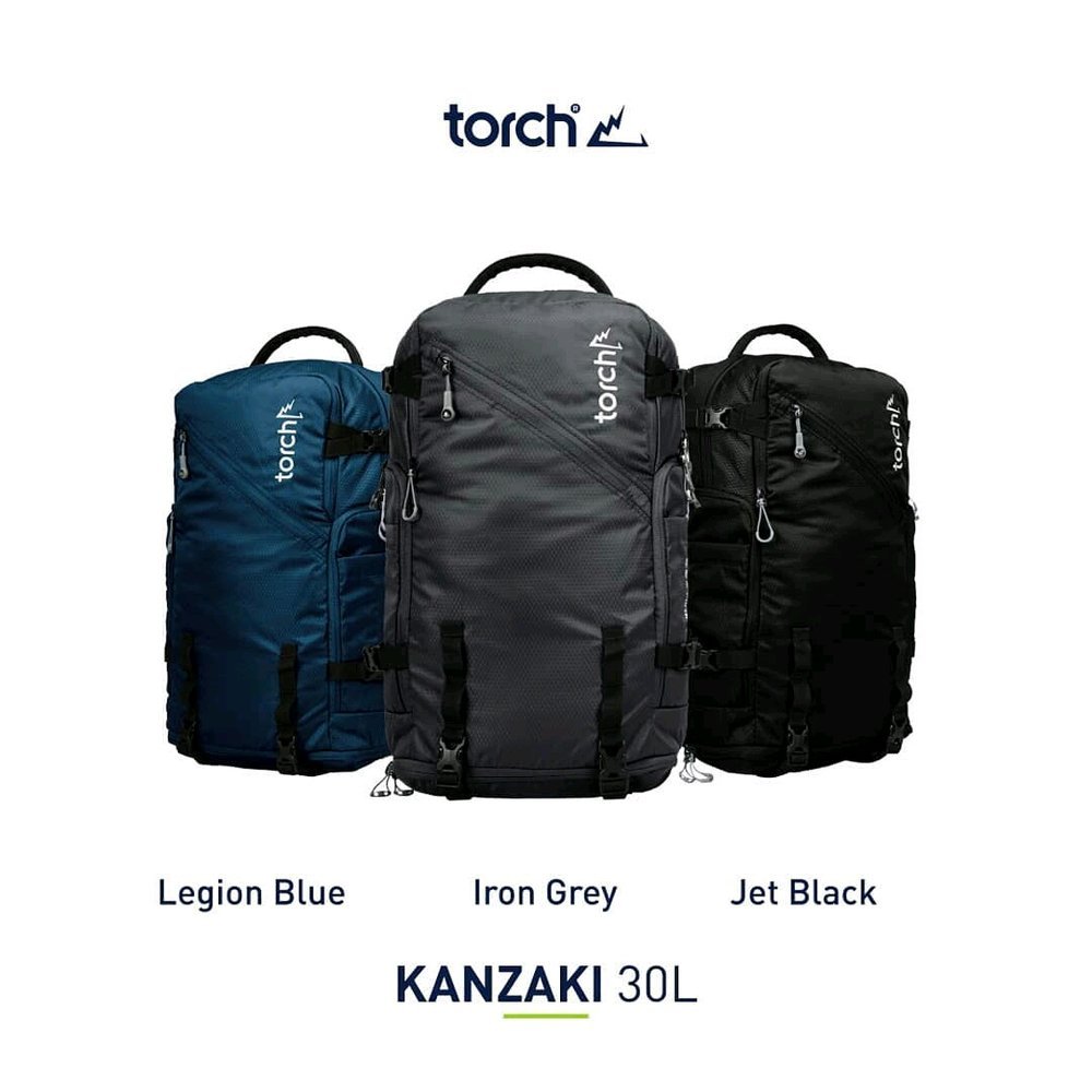 Tas Travel Backpack 30L Torch Kanzaki / Tas Ransel Travel / Tas Punggung / Travel Bag / Tas Daypack