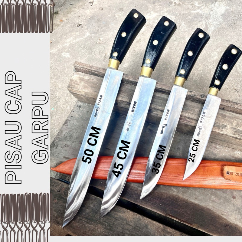 PISAU CAP GARPU SUPER TAJAM BAJA KARBON