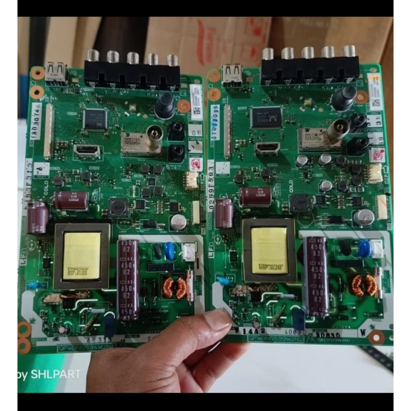 mb mainboard mesin tv led sharp 24 in lc24le170i lc24le175i lc24le170itt modul psu tv lcd