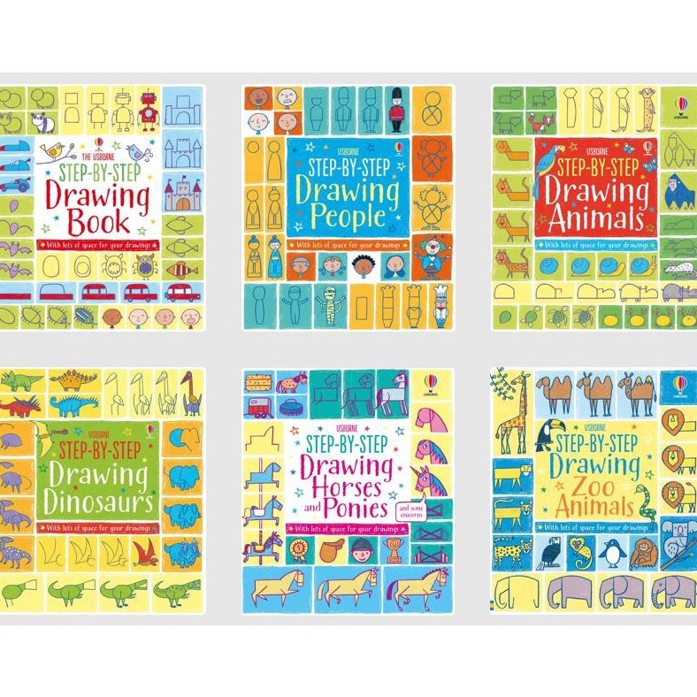 

Readystock Kidnedu Buku StepByStep Drawing Book Children Buku Menggambar Anak