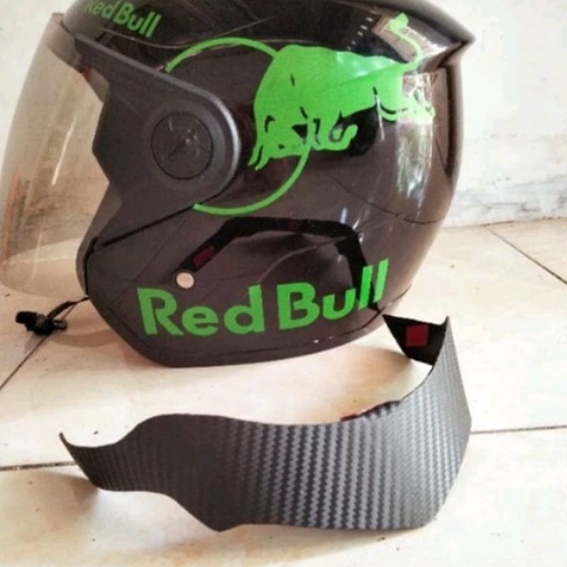 [New] Spoiler Aksesoris Helm TRX Honda PCX Series Motif Carbon