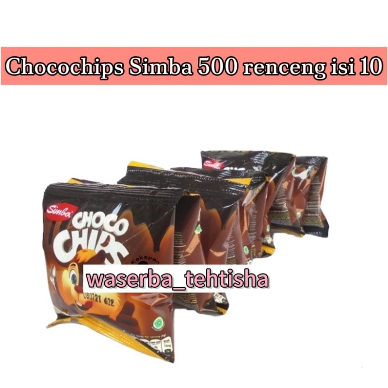 

waserba_tehtisha| CHOCOCHIPS SIMBA Renceng isi 10/ Chocho Chip Simba renceng 6gr x 10