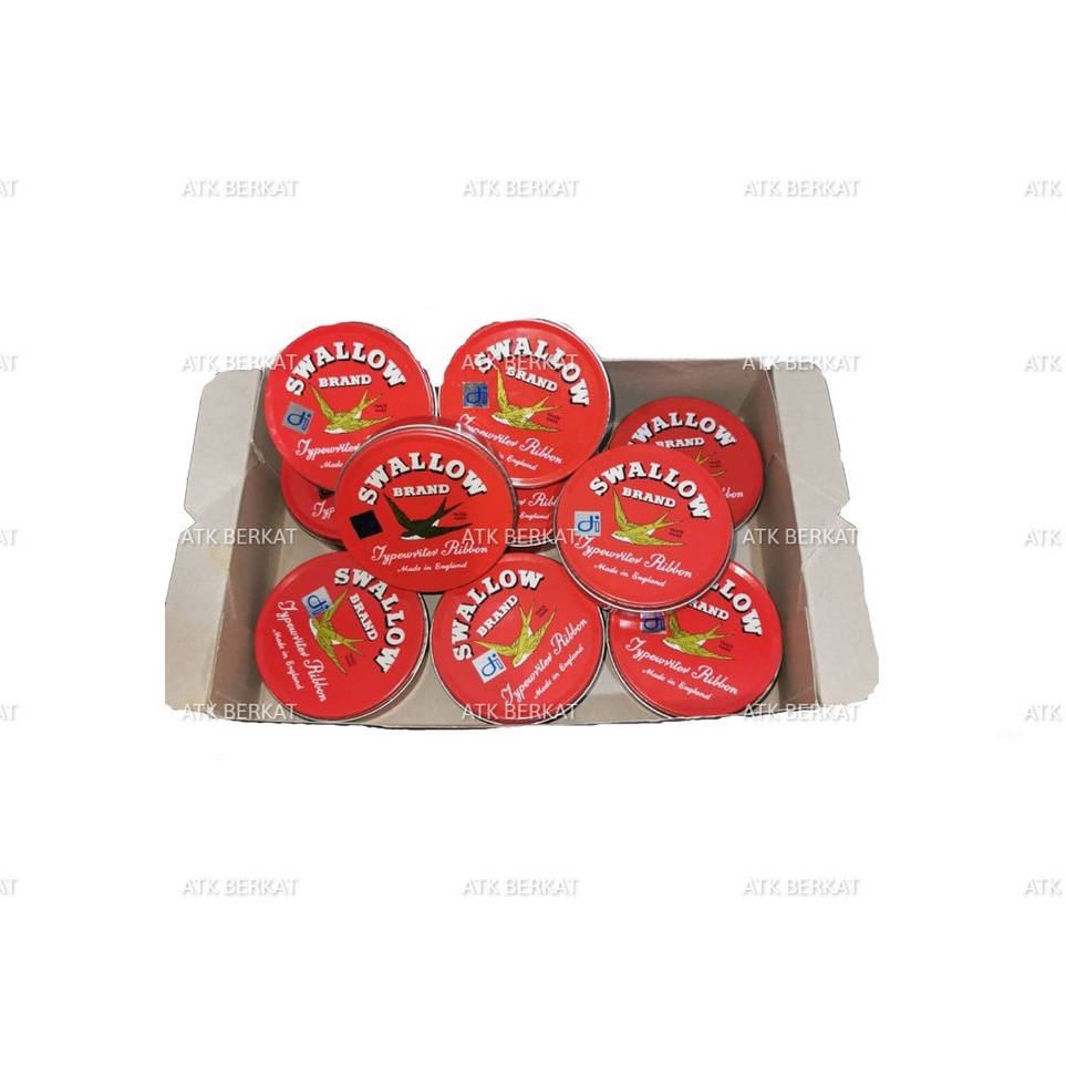 

Pita Mesin Tik manual Typewriter Ribbons Swallow