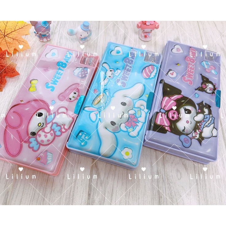 

Kotak pensil magnet sanrio atk13 kuromi cinnamoroll melody