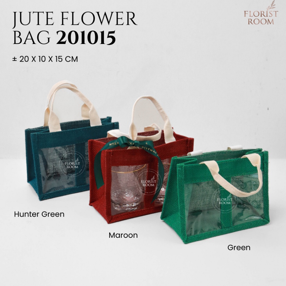 

Jute Flower Bag 2115 Kantong Goni Hampers Kado Hadiah Box Kue