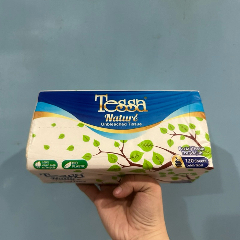 TISSUE TESSA UNBLEACHED FACIAL TISSUE 120s / TISSUE TESSA COKLAT