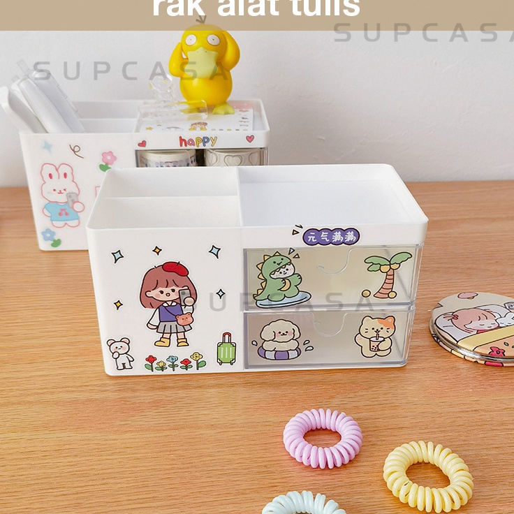 

Tempat pensil kotak pensil Organizer stationeryKotak Pensil Meja Laci Mini Kotak Alat Tulis Desktop Organizer Storage Tempat Alat Tulis Penyimpanan Alat Tulis