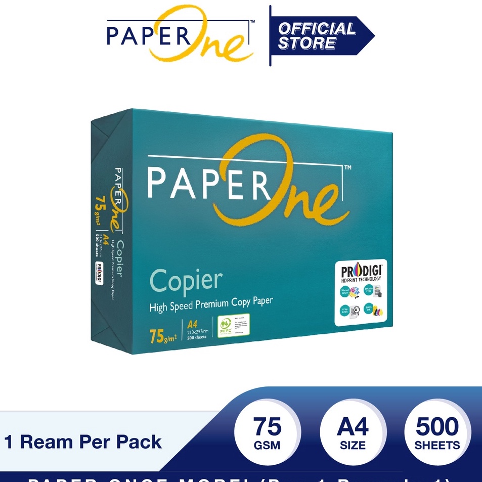 

PaperOne Kes A4 75gr Copier 1 Rim 5 lembar Kes HVS A4 Kes Fotocopy