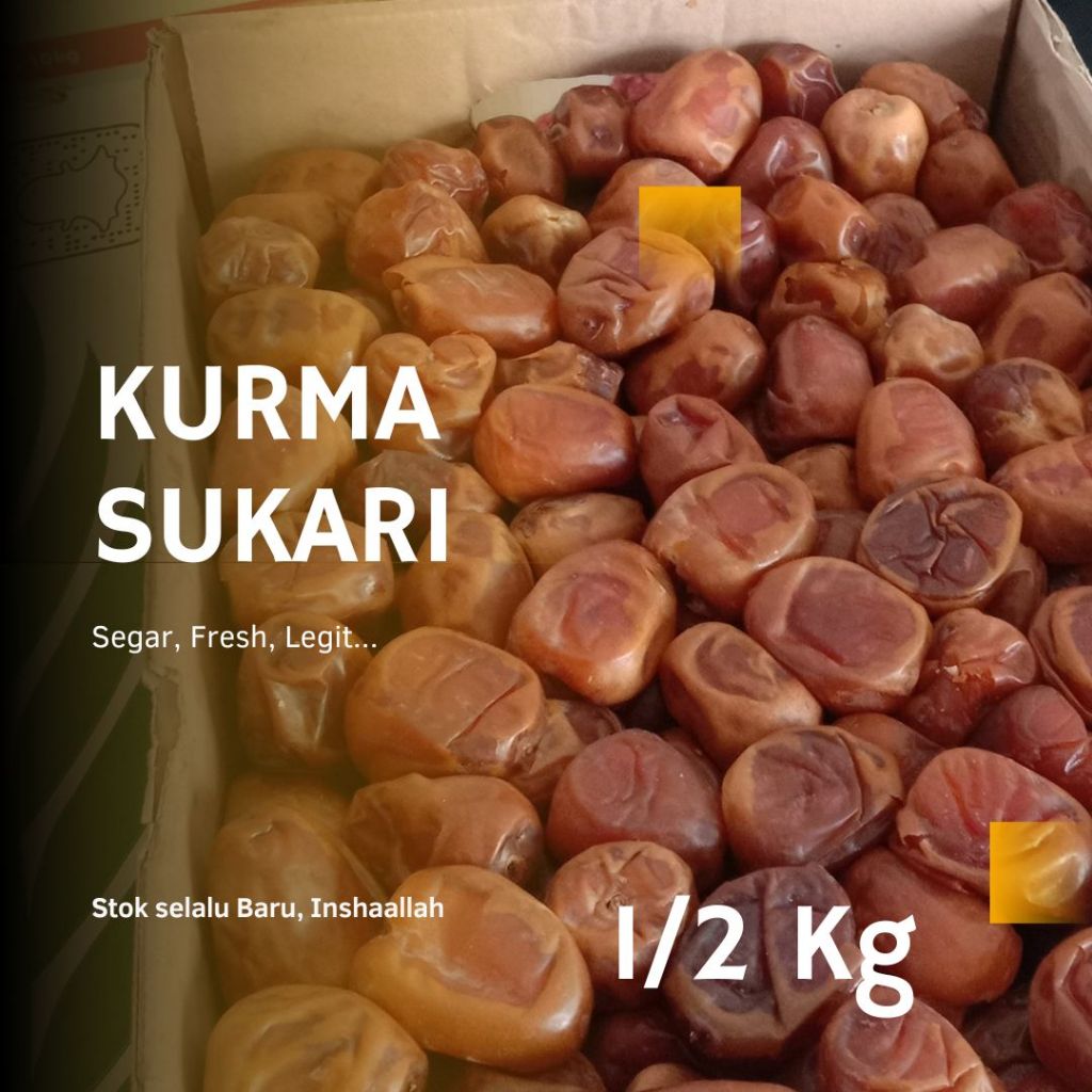 

Kurma Sukari Premium/Kurma Raja 500 gr