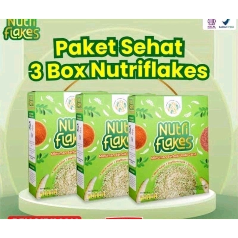 NUTRIFLAKES 3 BOK/NUTRIFLEX 3 BOK/SEREAL OBAT MAAG /OBAT LAMBUNG