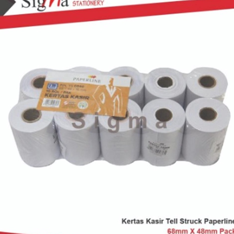 

Best Seller Kes Struk Kes Kasir 75x65 44 x 65 58 x 48 58 x 65 PAPERLINE berbagai ukuran pack