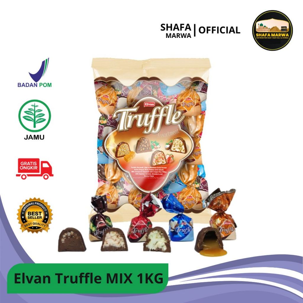 

Coklat Arab Truffle 1 Kg Coklat Truffle | Coklat Arab Mix Rasa Untuk Oleh-Oleh Haji dan Umroh