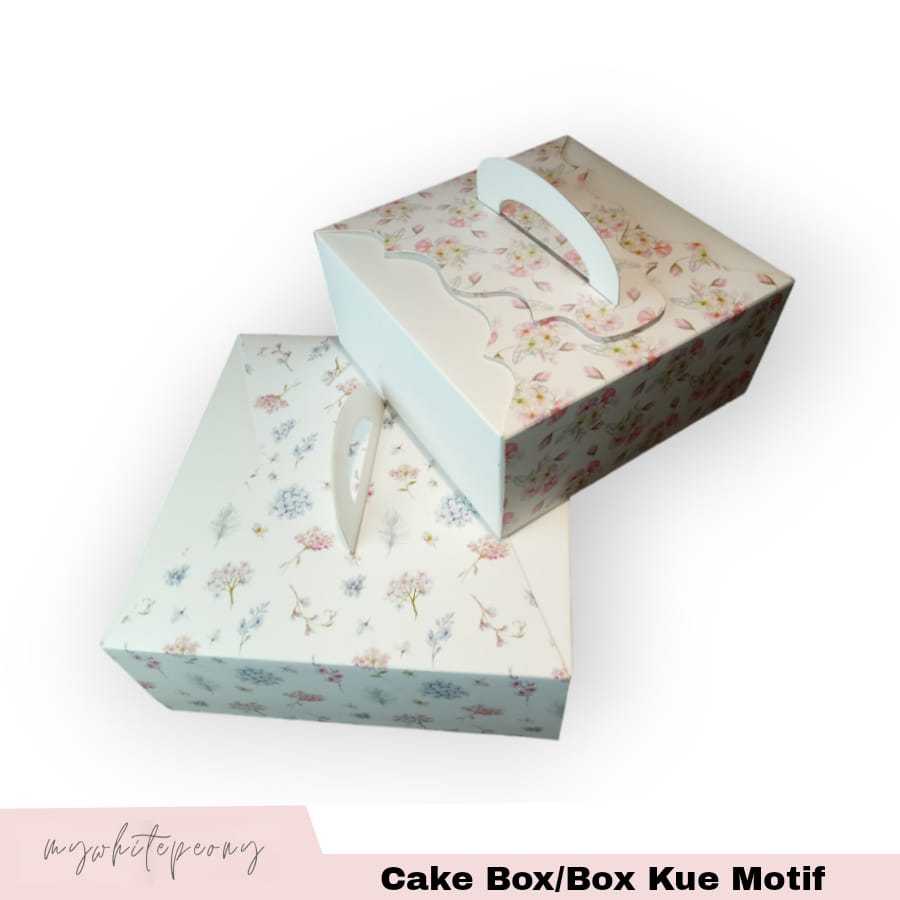 

Cake box / Box Kue Motif