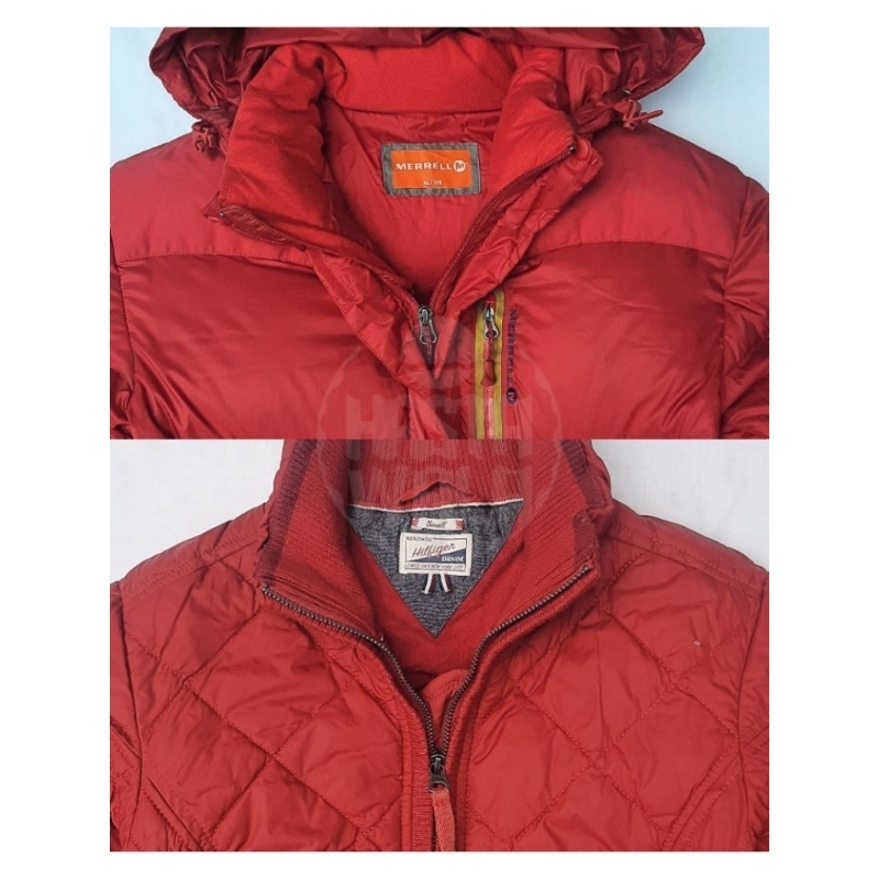 Jaket Bulu Angsa MERRELL FP700 TOMMY HILFIGER size S-M Bulang Down Puffer Gunung Winter Outdoor Hiki