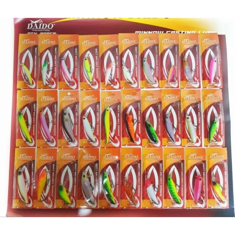 Umpan Minnow Daido Minnow Casting Lure Umpan Pancing Umpan Ultralight Casting