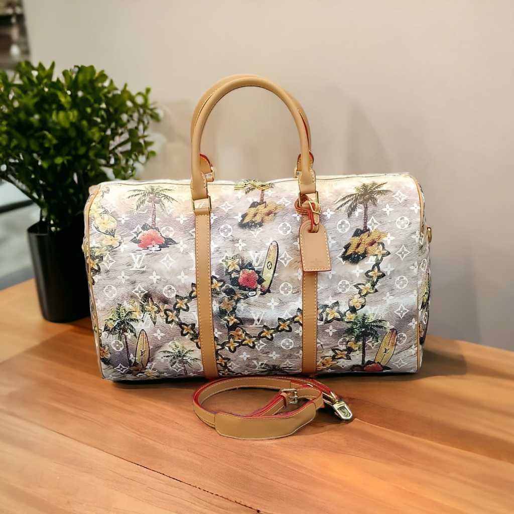 TAS DUFFEL LV 00LOUIS VUITTON KEEPALL MIRROR TOP NOTCH QUALITY