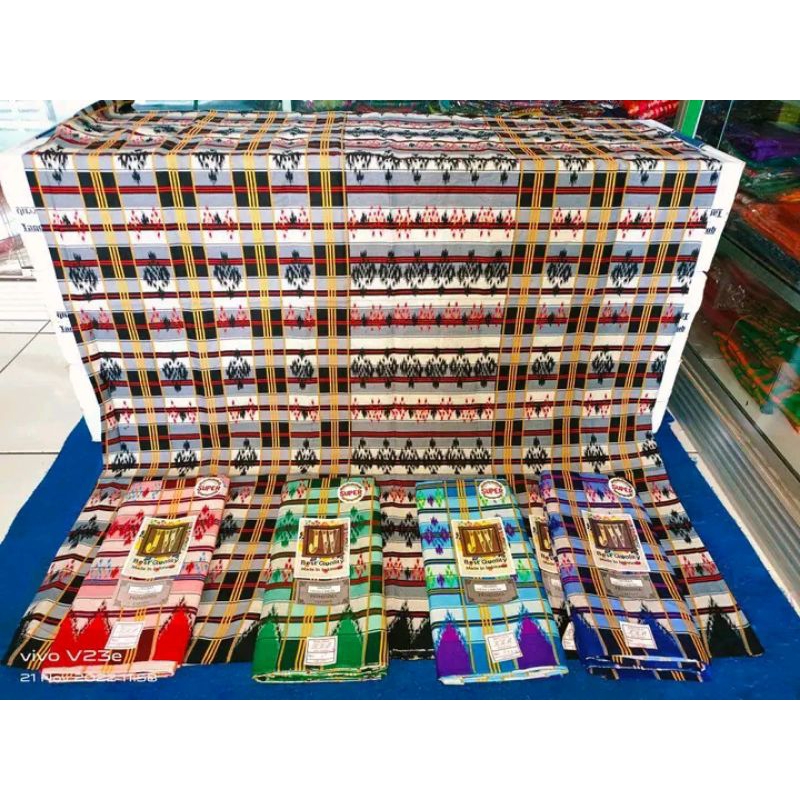 Sarung jw terbaru sarung katun wanita motif gebeng asli gebeng lamori kemasan DUS