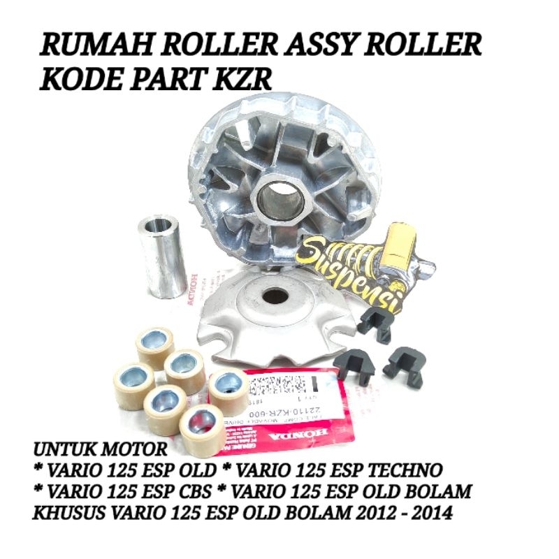 RUMAH ROLLER SET VARIO 125 OLD VARIO 125 TECHNO LAMA VARIO 125 FI OLD KZR
