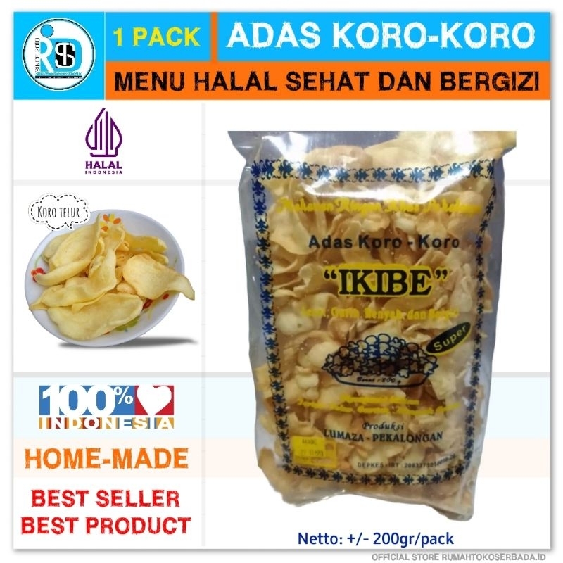 

Adas Koro Koro IKIBE 200gr Menu Sehat Dan Bergizi Oleh-oleh Khas Kota Pekalongan