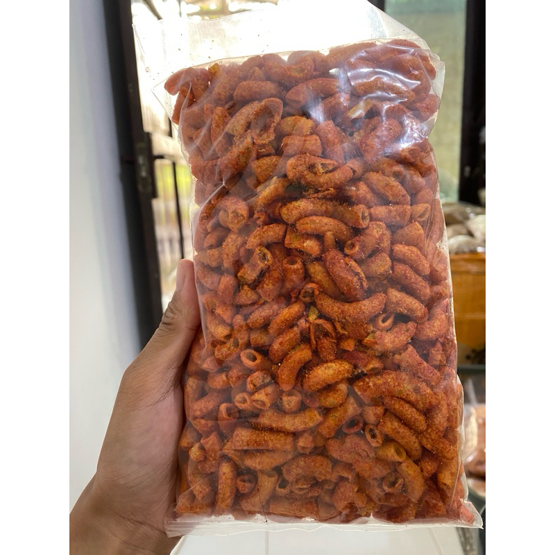 

makaroni peda balado daun jeruk bumbu melimpah 250gr