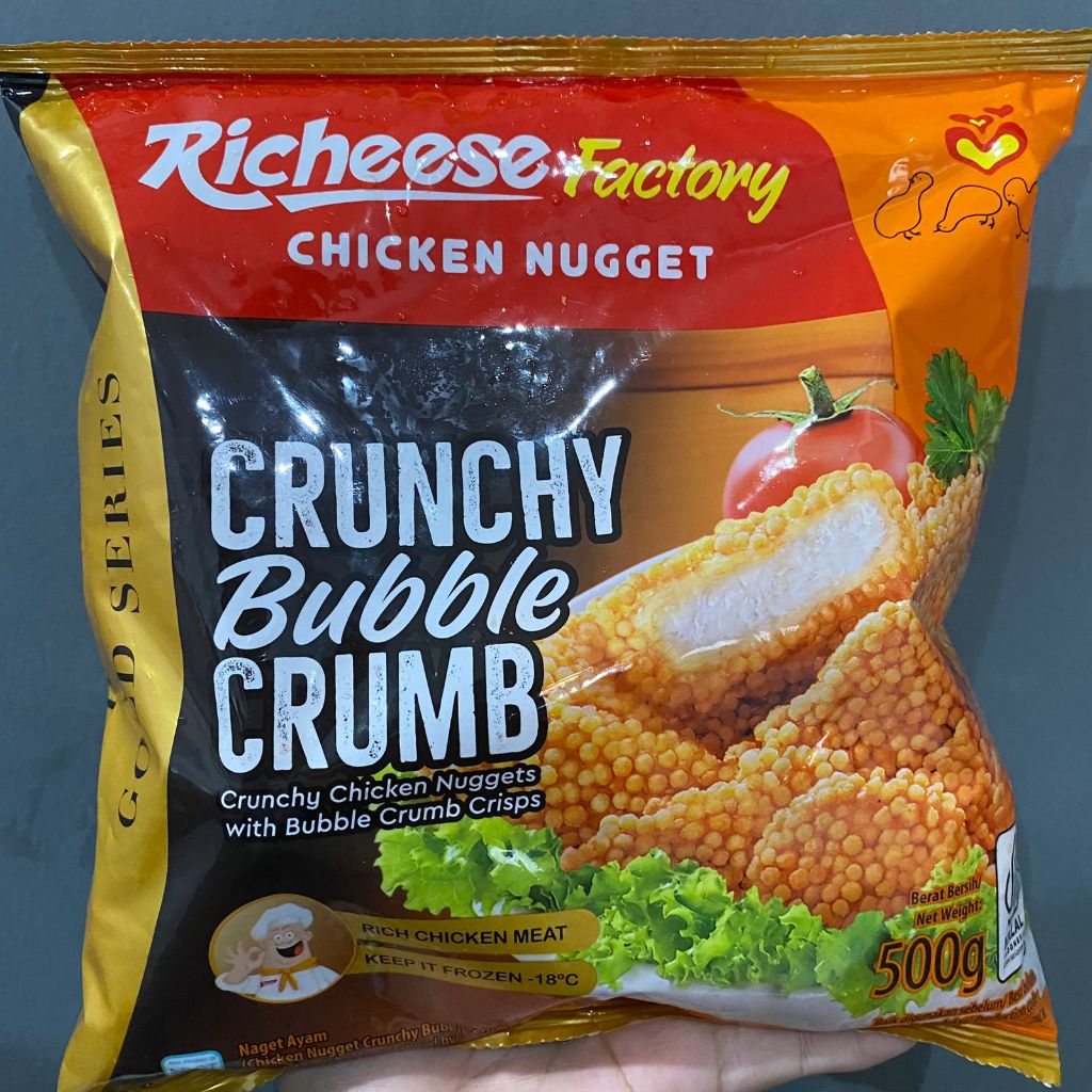

Richeese Crunchy Bubble Crumb Chicken Nugget 500 Gram