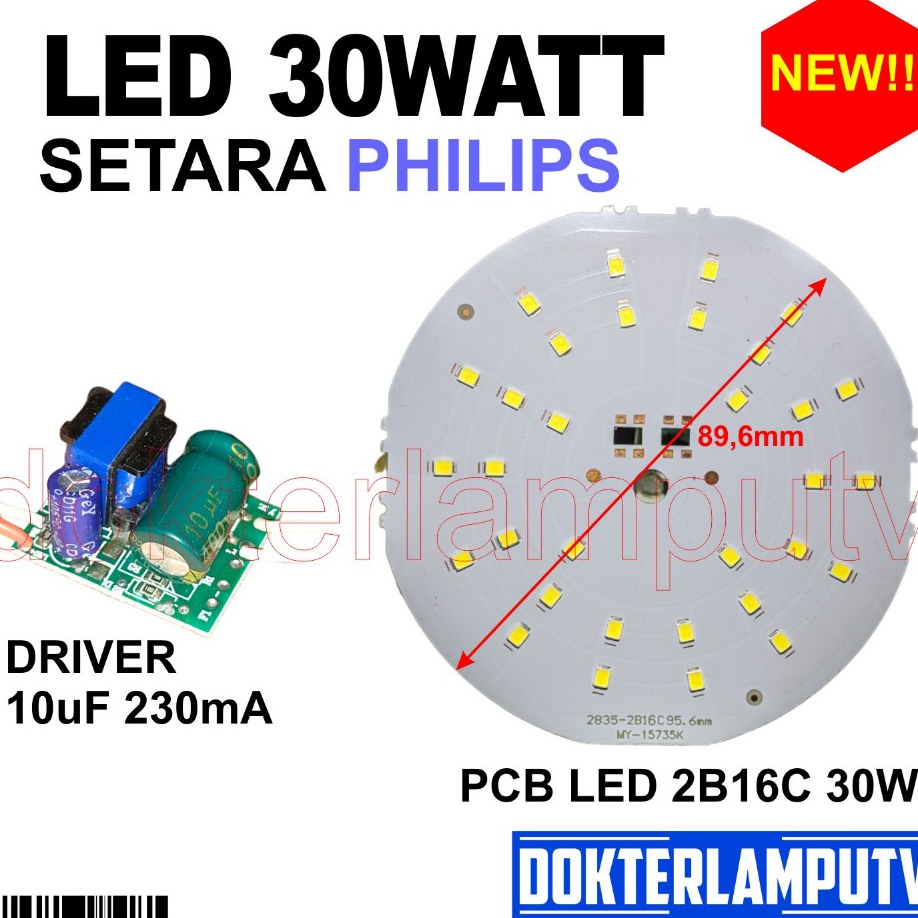LED   AC DRIVER   TERPISAH 30W UNTUK SERVIS LAMPU   PROYEKTOR DIY