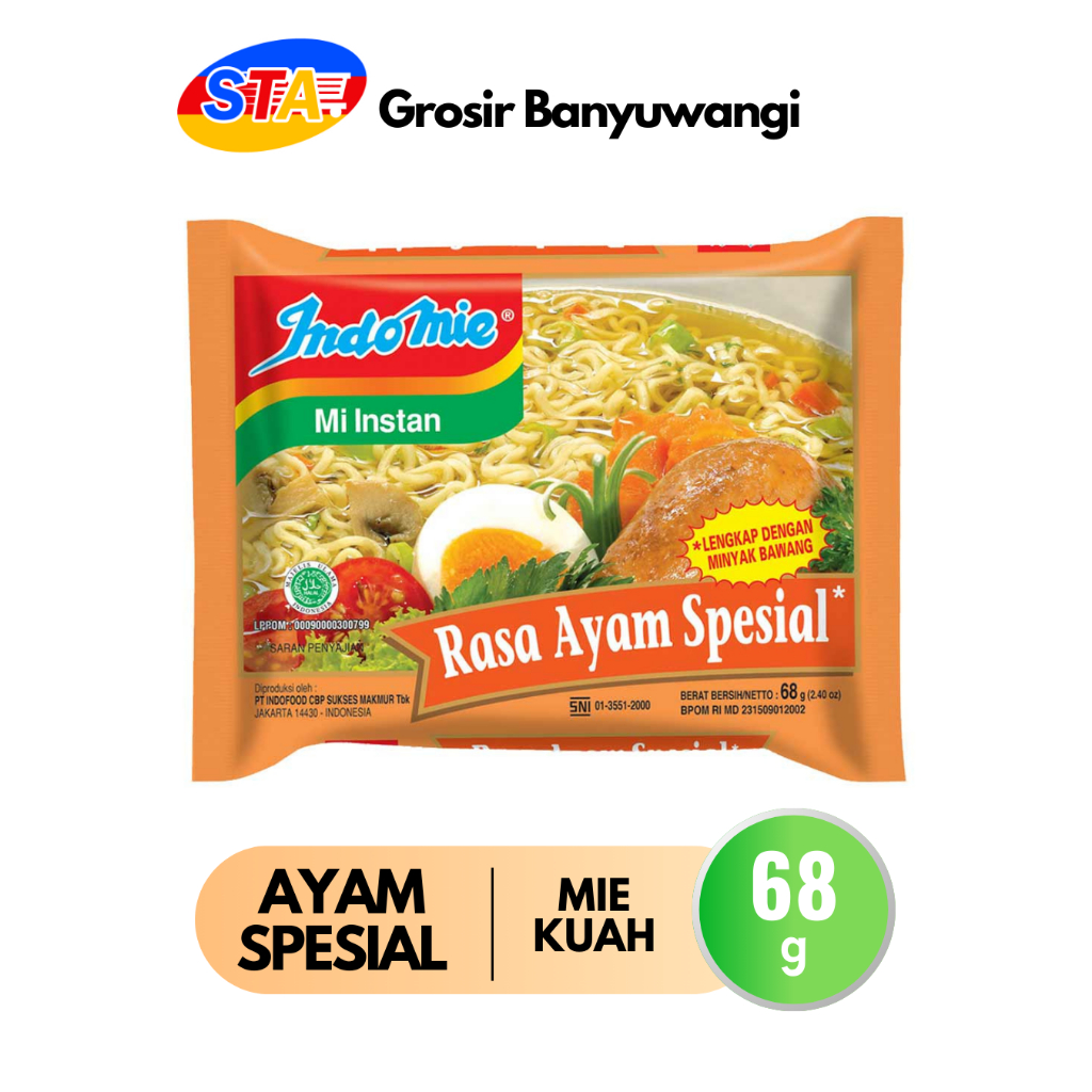 

[JATIM-BWI] INDOMIE AYAM SPESIAL 68G | MIE KUAH