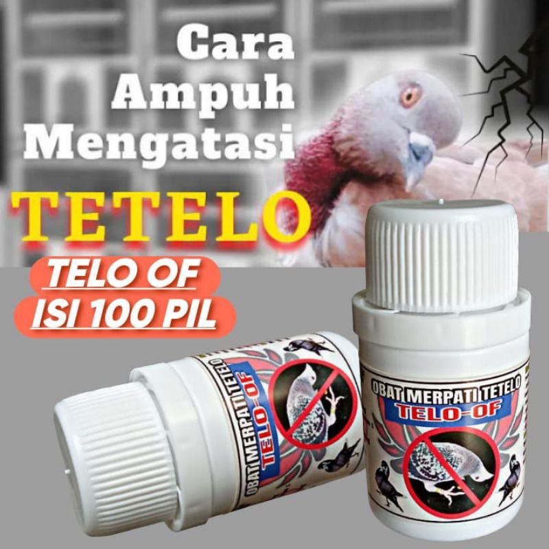 TETELO OF OBAT MERPATI TETELO OF ISI 100 BUTIR paling ampuh sembuh dalam 1 Minggu nutribird tengo te