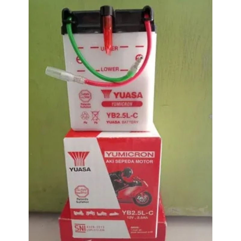 Aki Yuasa YB2.5L-C BASAH GL PRO Honda GL Series GL MAX