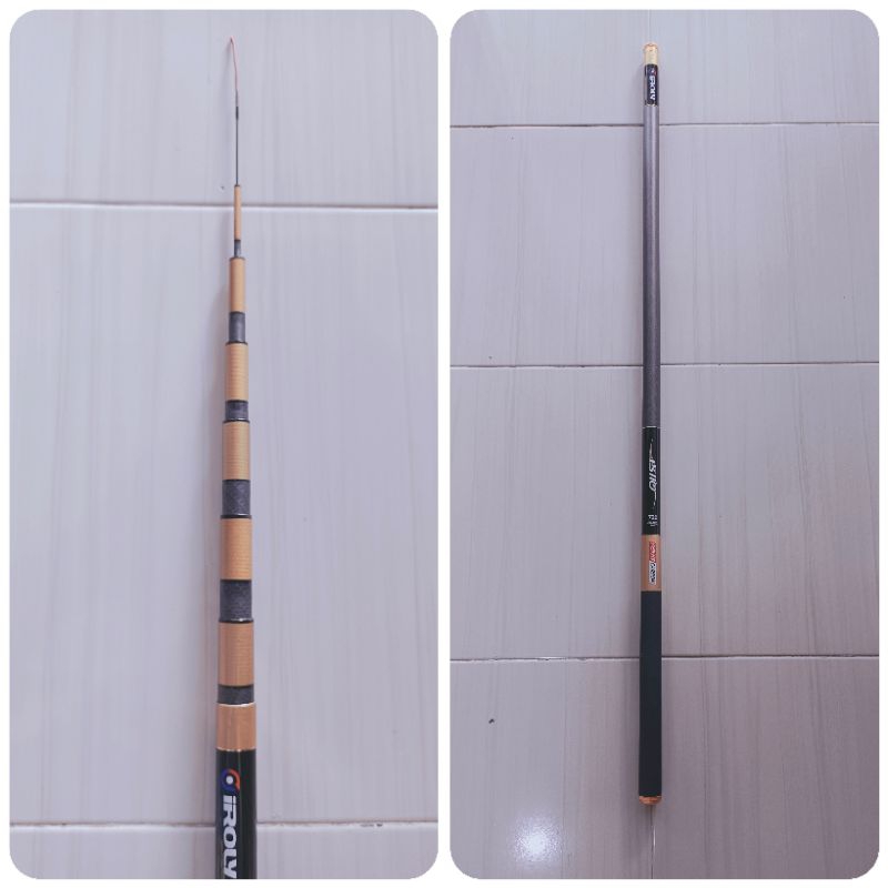 Joran tegek iroly is110 720cm tegek pancing tegek carbon tegek kaku joran tegek carbon joran tegek k