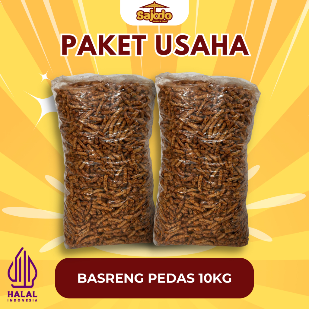 

PAKET USAHA BASRENG DAUN JERUK 10KG SAJODO SNACK